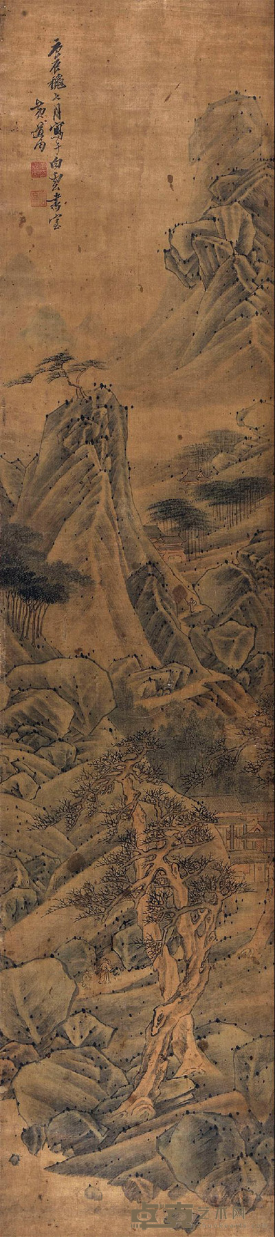 山中访友图 