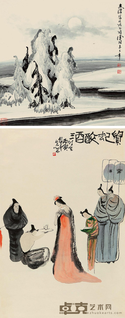 冰雪山水 贵妃醉酒