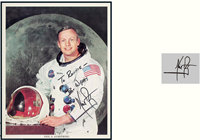 “月球第一人”尼尔·阿姆斯特朗（Neil Armstrong）亲笔签名照