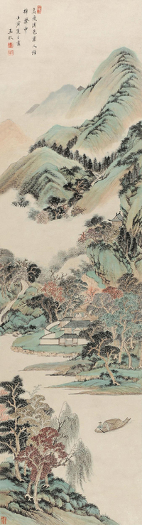 清溪泛棹