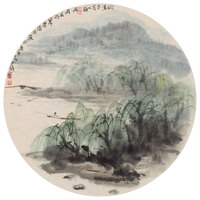 冉冉花明岸，涓涓水绕山