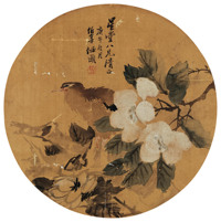 茶花画眉