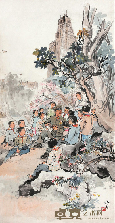 解放军叔叔讲故事