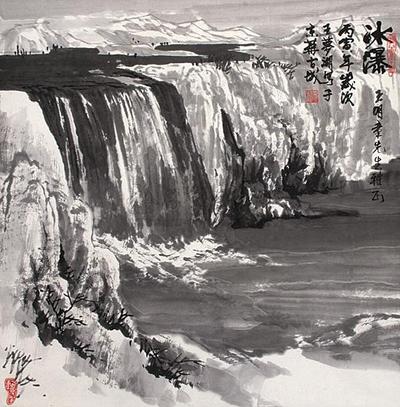 瀑布流泉