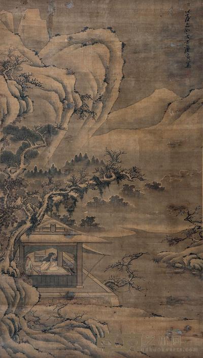 梅花出屋图