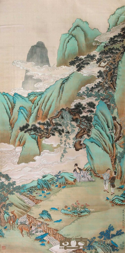 高士图 