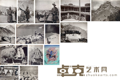 清末民初大幅西藏风景照片(40张)