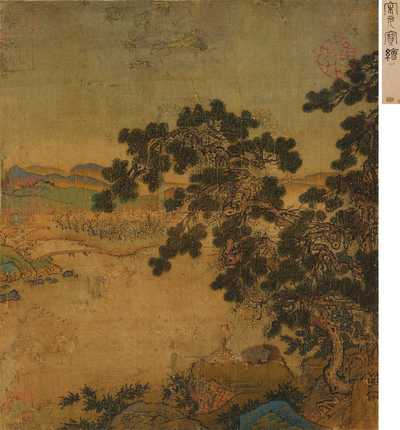 松荫垂钓