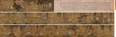 兰亭修稧图卷