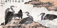 湖边即景