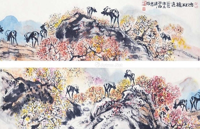 山林秋色