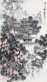 山水庙宇