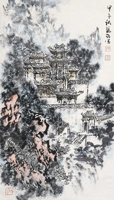 山水庙宇