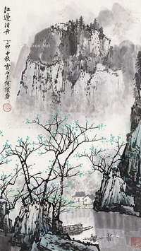 江边泊舟