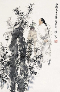 郑板桥像