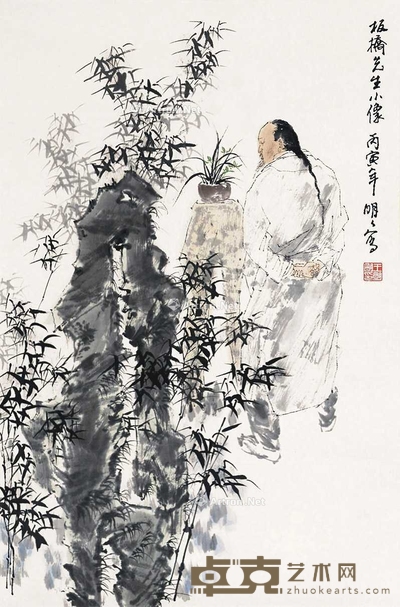 郑板桥像 