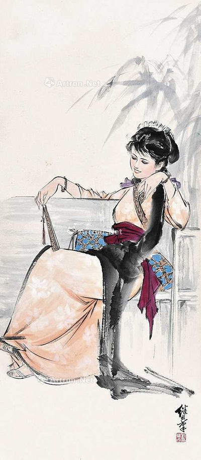 执扇仕女（附出版物）