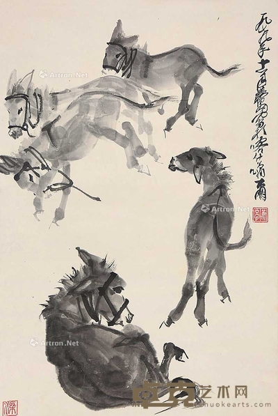 五驴图