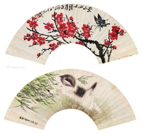 红梅、猫