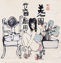 听雨图