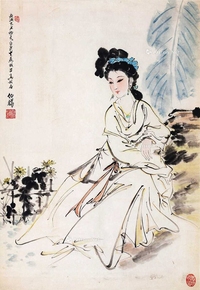 芭蕉仕女