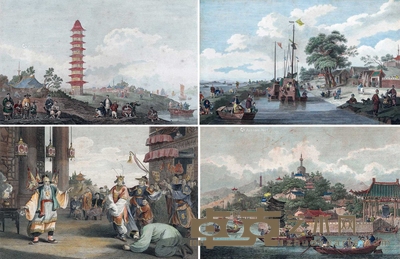 彩色铜版画