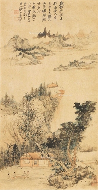 草堂闲居图
