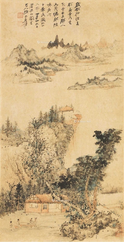 草堂闲居图