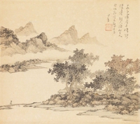 千峰隐居图
