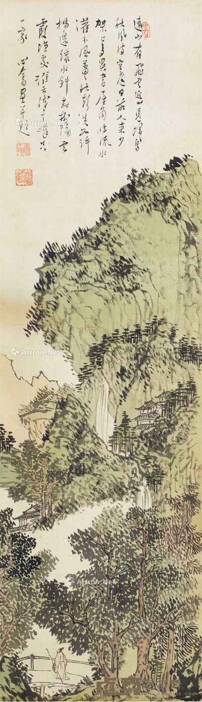 策杖入幽谷 
