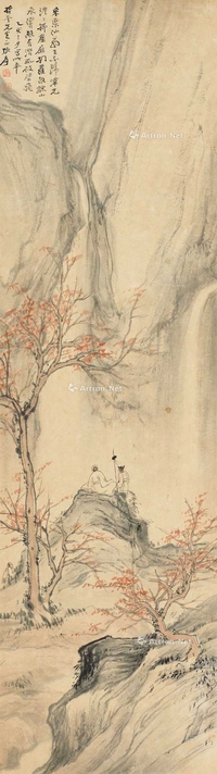 仙翁观瀑