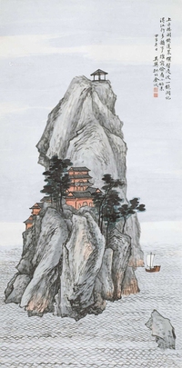 小孤山图