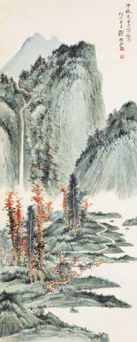 山涧春深