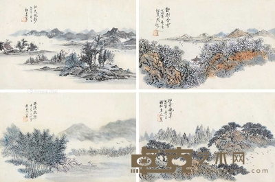 山水人物 