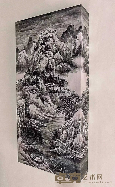《寒山幽居》系列 83.5x40x10cm