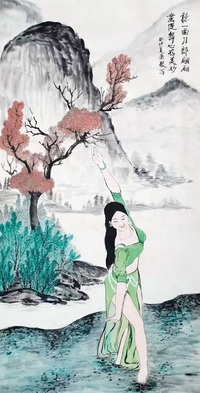 “听一曲刀郎翩翩，画慢舞心存美妙”