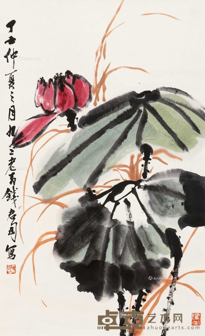 荷塘 