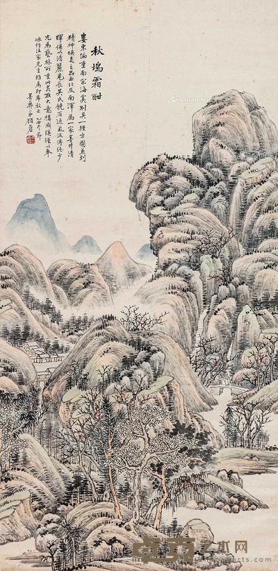 秋坞霜酣