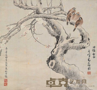 梅雀图 