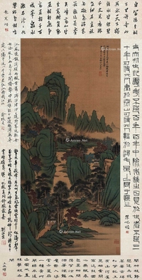 文伯仁 （款） 山水 立轴