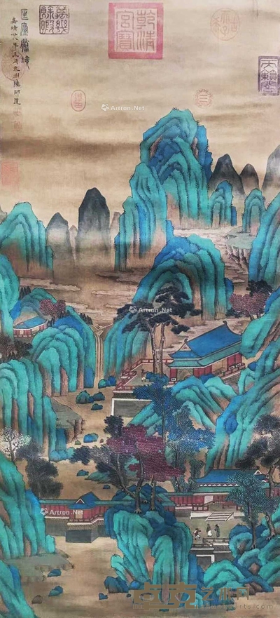 陆师道 山水图 