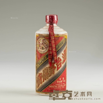 80年代 大飞天茅台酒 容量:500ml  重量:1023g