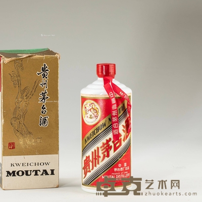 80年代 大飞天茅台酒 容量:500ml  重量:968g