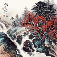 黎雄才 山水 立轴