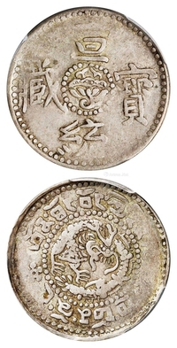 西藏宣统宝藏二钱银币/PCGS VF35