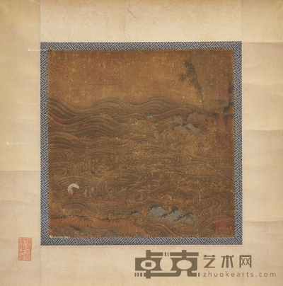 佚名 赤壁图 册页 27cm×27cm