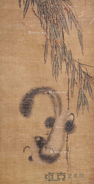 佚名 松鼠 87×45cm