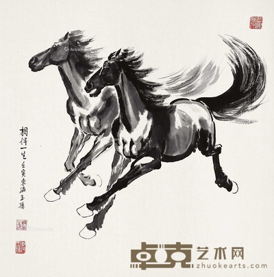 殷佰生 相伴一生 68×68cm