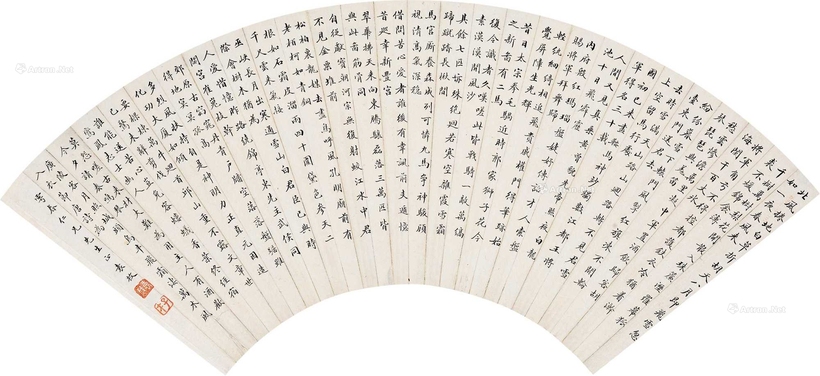 袁枚 小楷唐诗 扇片