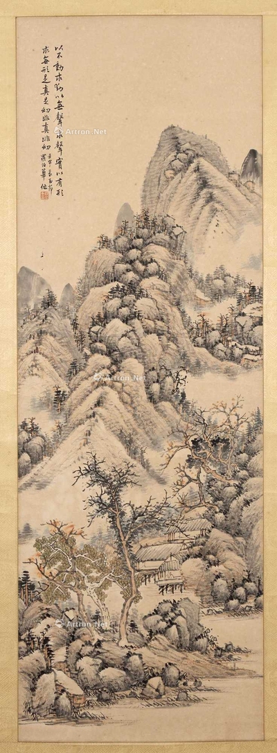罗伯华 山水 挂轴